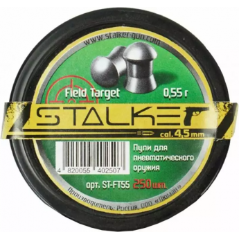 Пули пневматические STALKER FIELD TARGET 4,5 мм 0,55 г (250 шт.) Пули пневматические STALKER FIELD TARGET 4,5 мм 0,55 г (250 шт.)