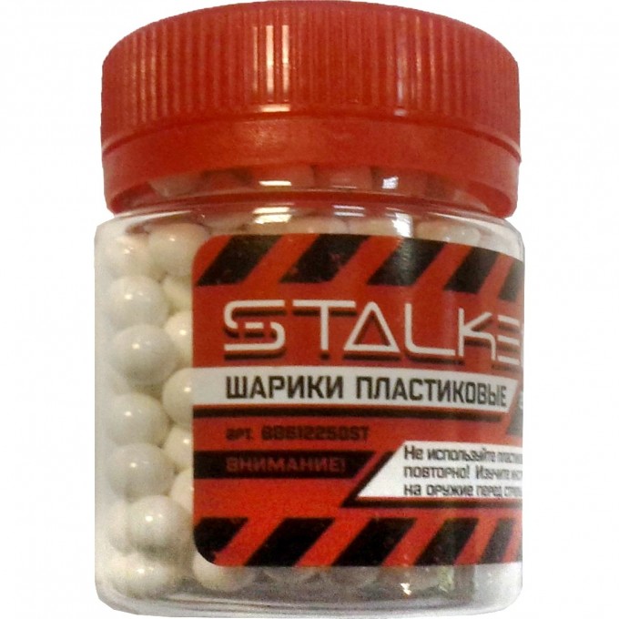 Шары для страйкбола STALKER 6 мм 0,12 гр 250 шт BB612250ST